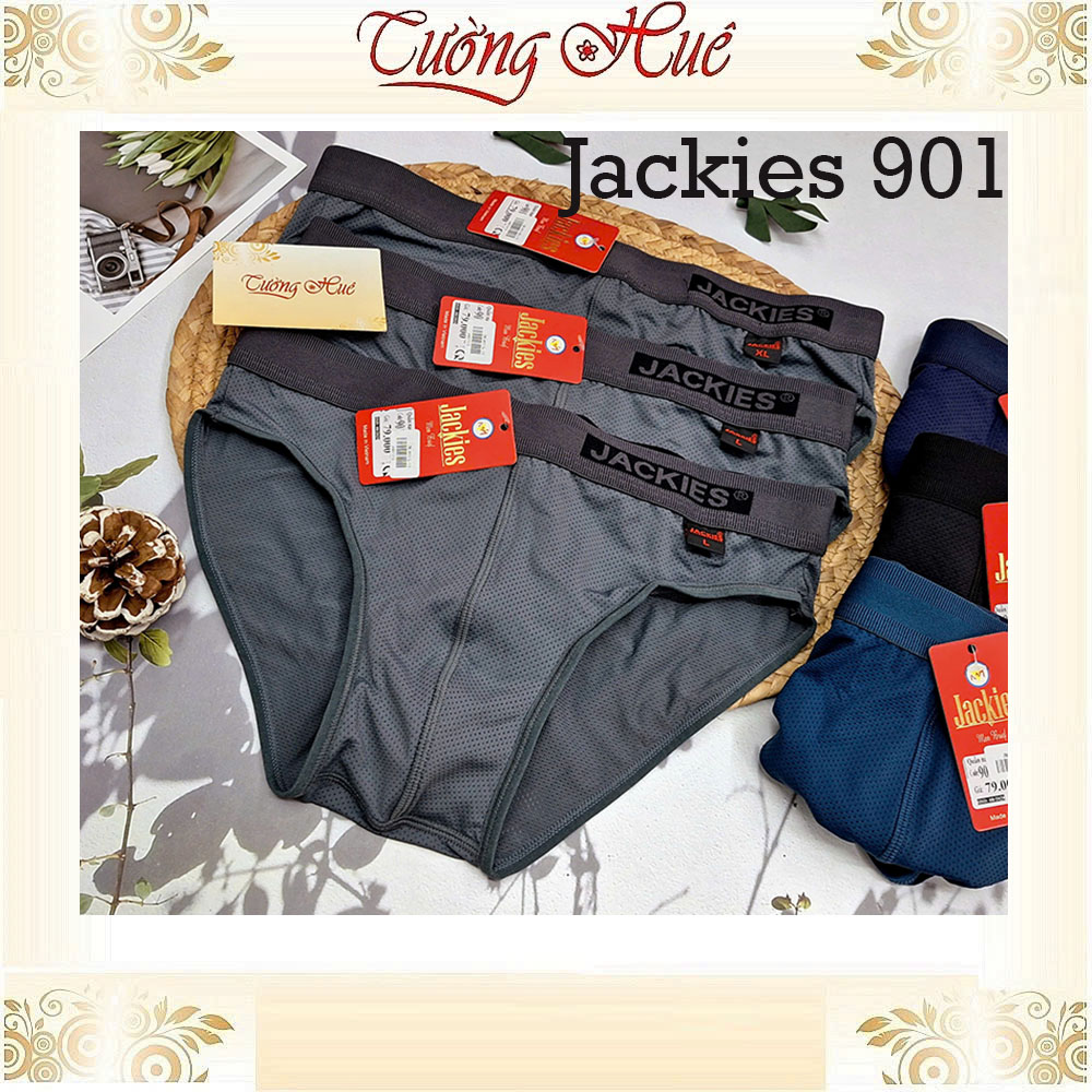 Quần Lót Nam Thun Lạnh Jackies 901 Mềm Mịn Bảng Lưng Cỡ Vừa Có Lỗ Thông Hơi Thoáng Khí