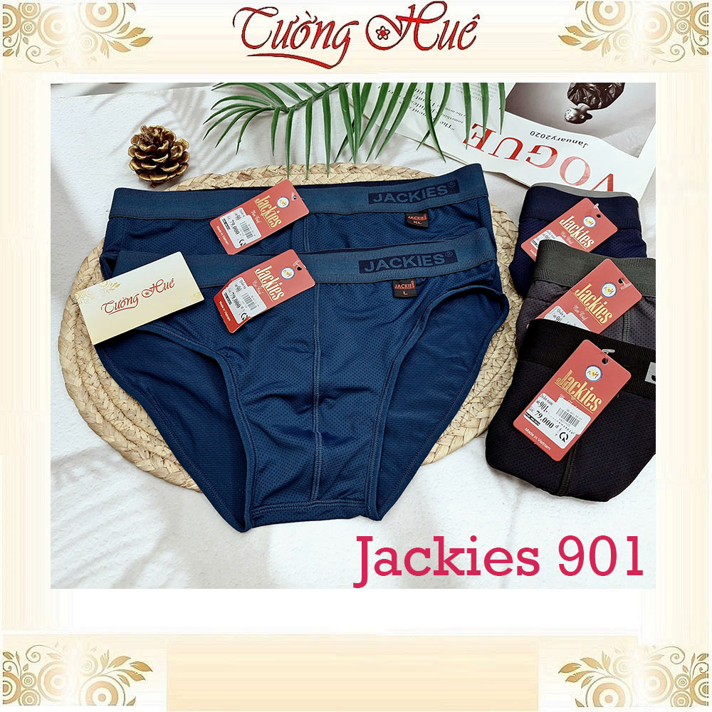 Quần Lót Nam Thun Lạnh Jackies 901 Mềm Mịn Bảng Lưng Cỡ Vừa Có Lỗ Thông Hơi Thoáng Khí