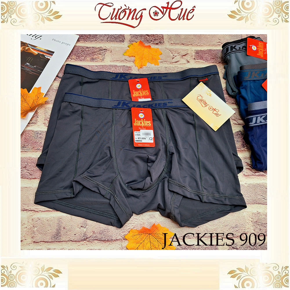 Quần Lót Dạng Đùi Boxer Jackies 909 Bản Lưng Nhỏ Thun Lạnh Thoáng Mát Co Dãn.