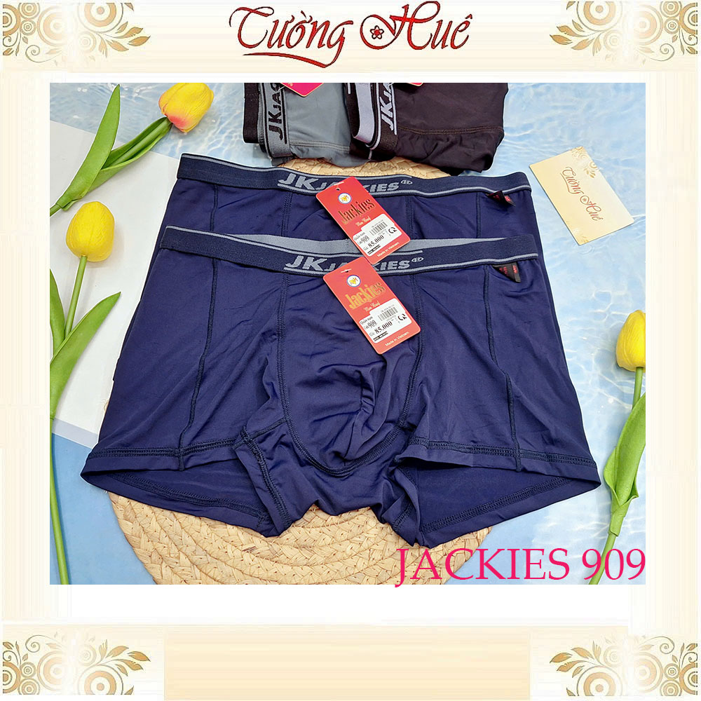 Quần Lót Dạng Đùi Boxer Jackies 909 Bản Lưng Nhỏ Thun Lạnh Thoáng Mát Co Dãn.