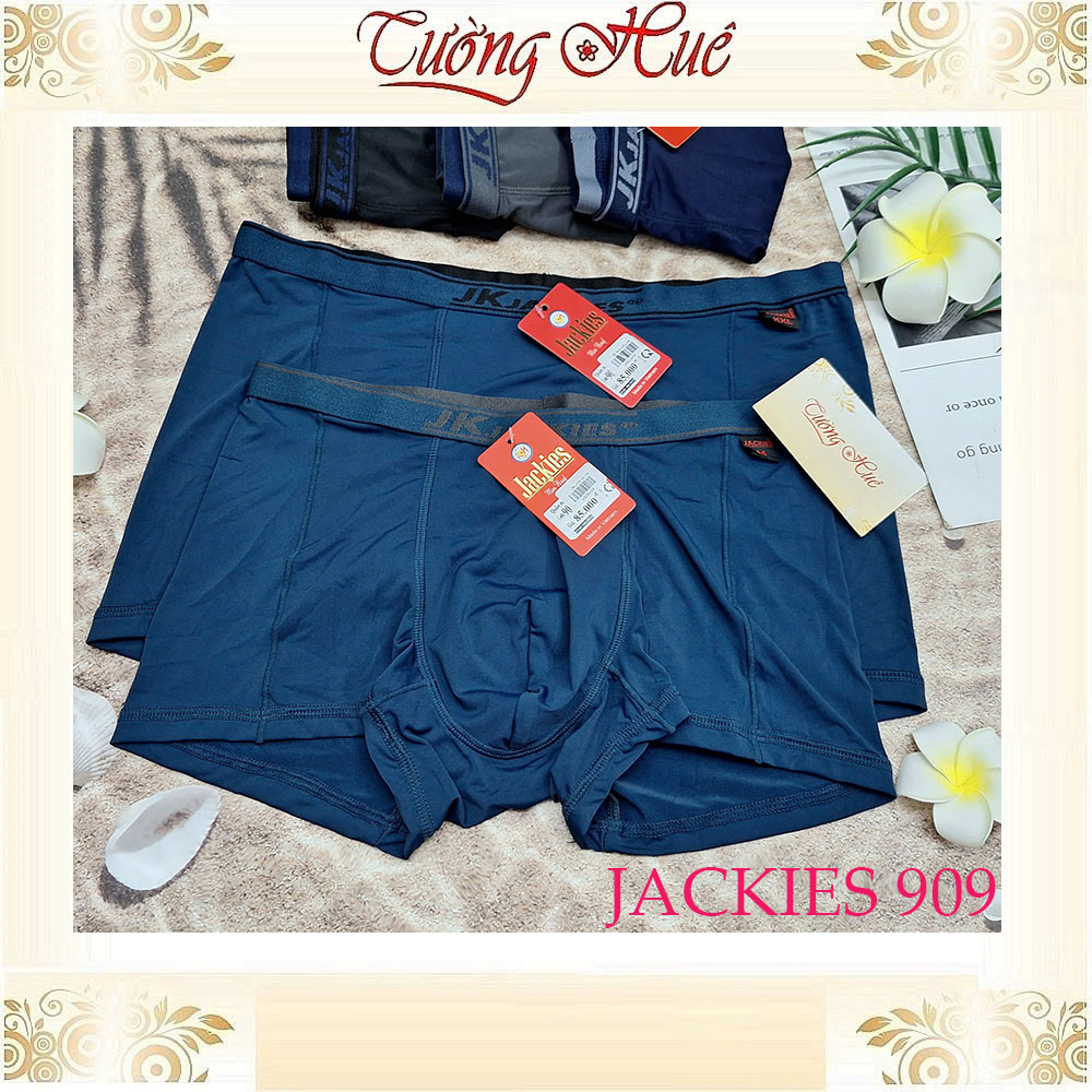Quần Lót Dạng Đùi Boxer Jackies 909 Bản Lưng Nhỏ Thun Lạnh Thoáng Mát Co Dãn.