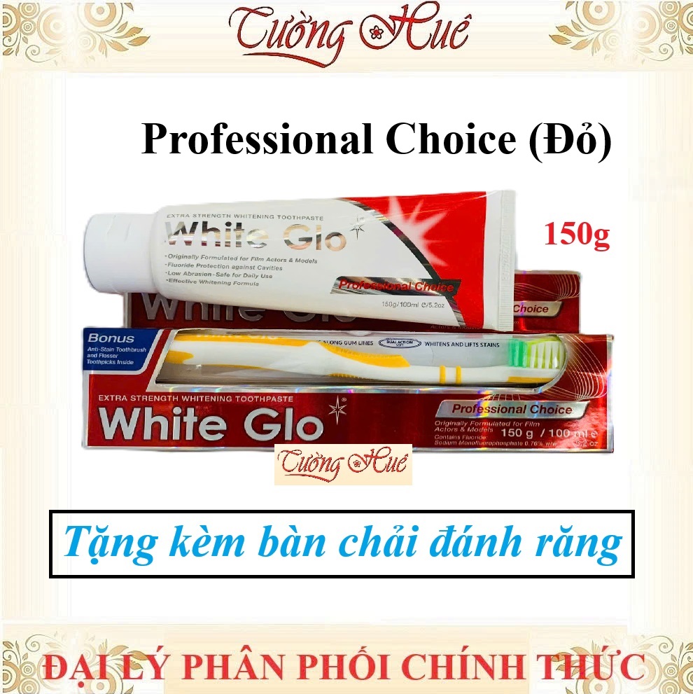 Kem Đánh Răng White Glo Nhiều Mùi Hương - 150g (Có lựa chọn)