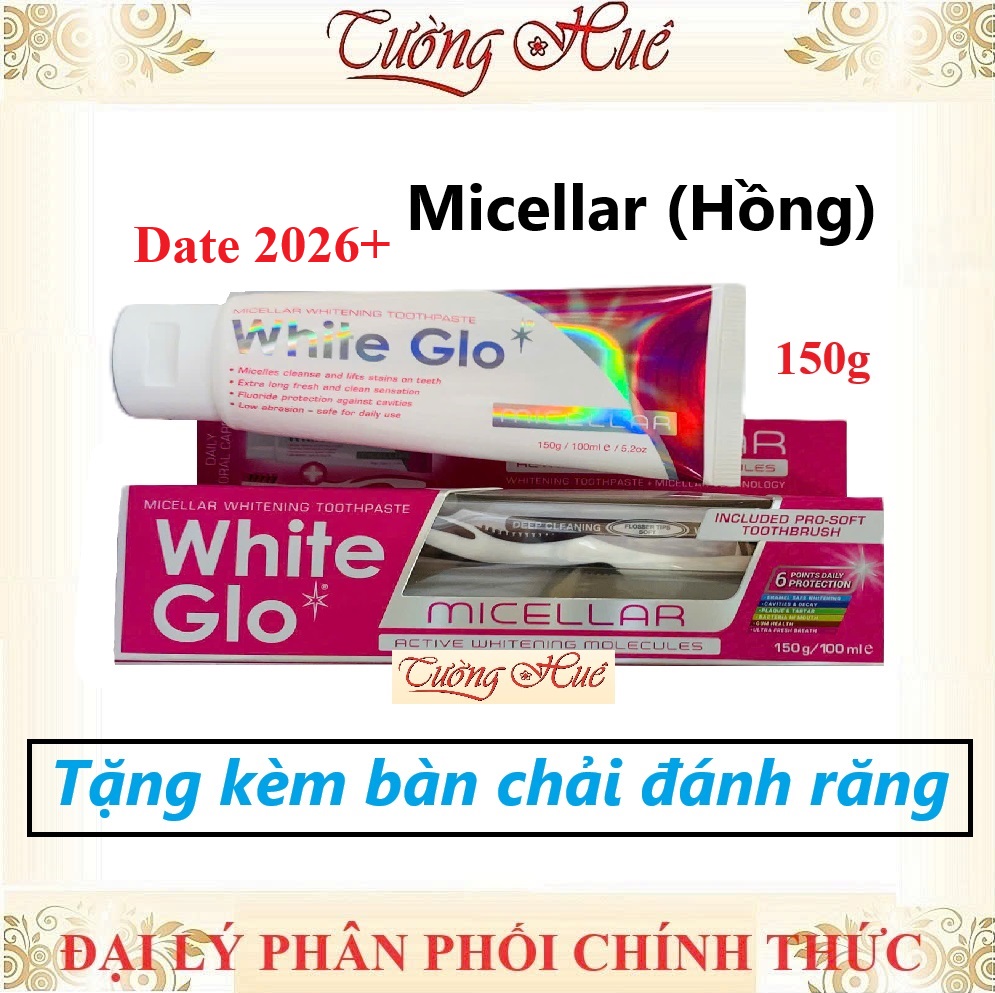 Kem Đánh Răng White Glo Nhiều Mùi Hương - 150g (Có lựa chọn)