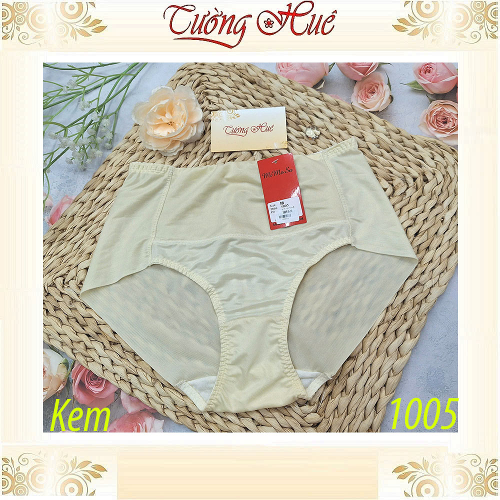Quần lót nữ Mimosa 1005 lưng cao ôm bụng không viền