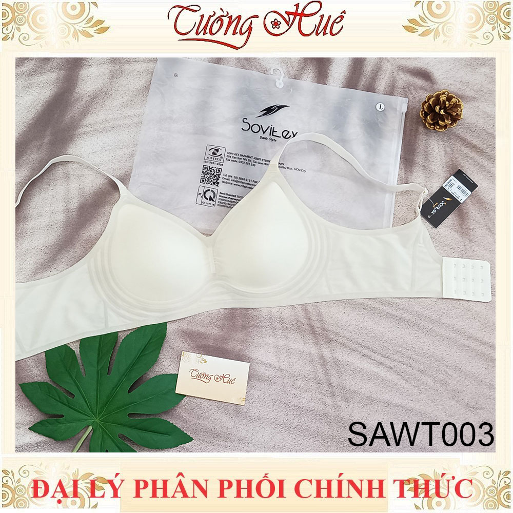 Áo Lót Nữ SOVITEX SAWT003 Chất Su Không Giọng Mút Vừa Bảng Lưng To.