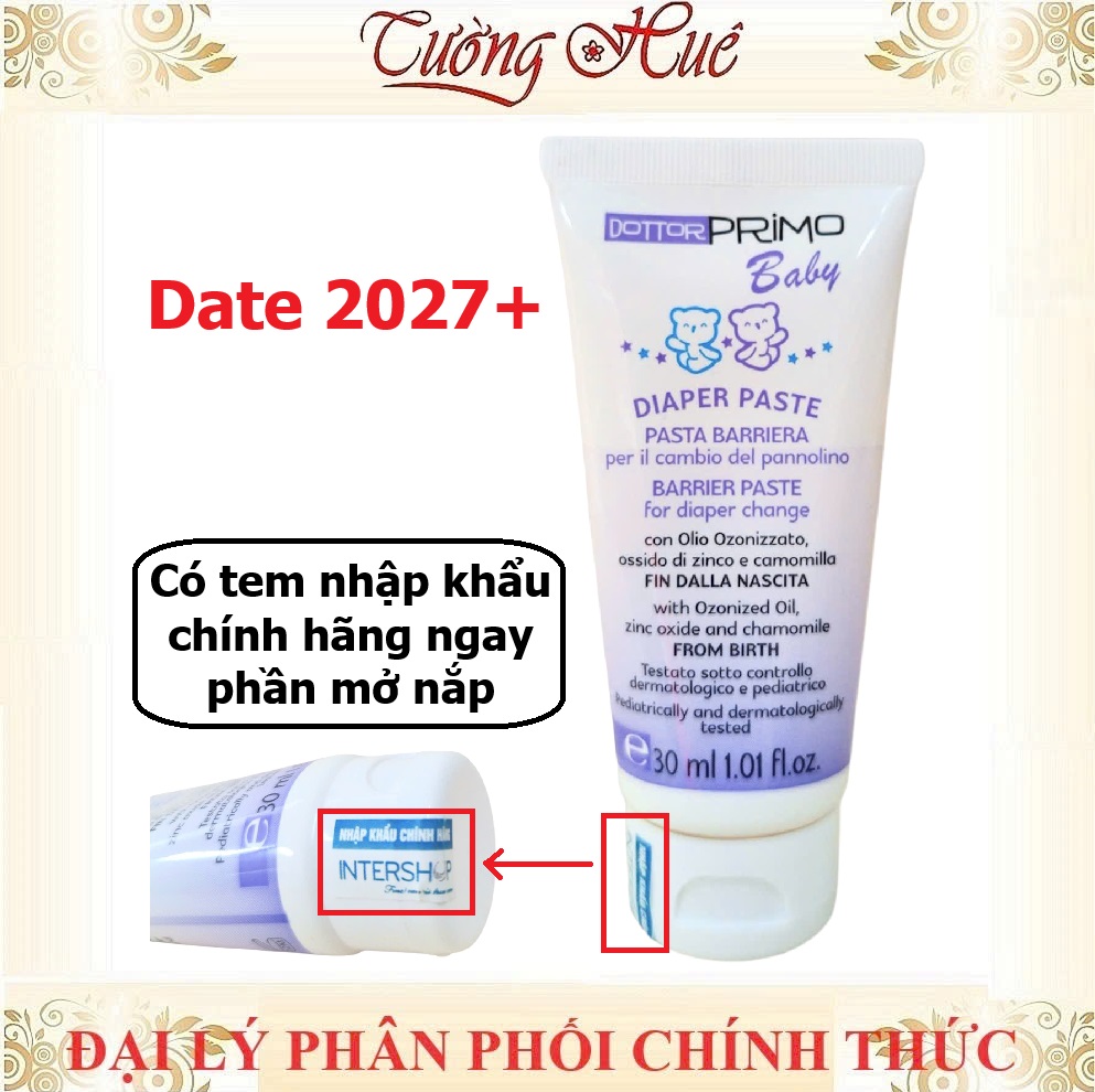 Kem Bôi Hăm Cho Bé DottorPrimo Diaper Paste - 30ml