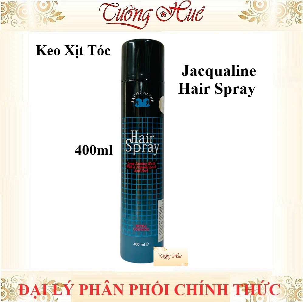 Keo xịt tóc Jacqualine Hair Spray tạo kiểu giữ nếp tóc - 400ml