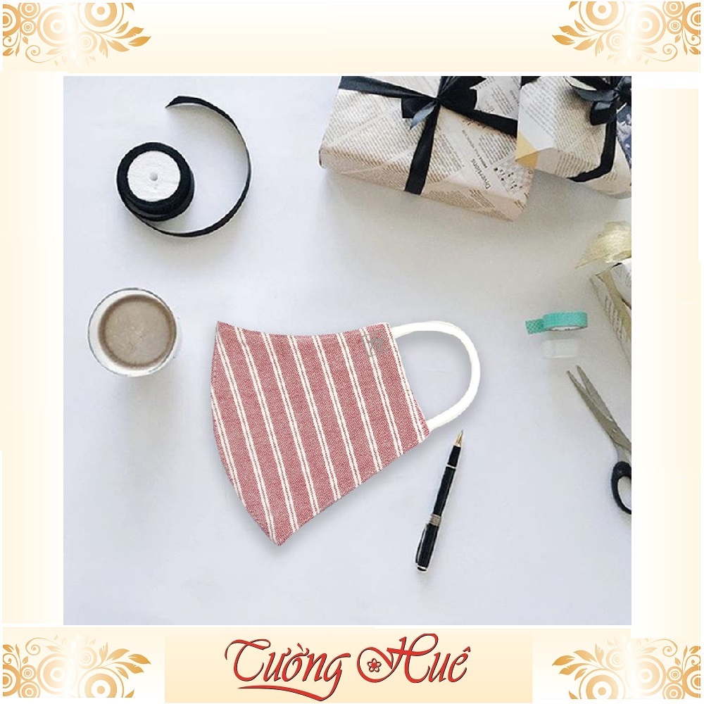 Khẩu trang vải annie ba lớp kháng khuẩn tái sử dụng 30 lần HỌA TIẾT NGẪU NHIÊN.