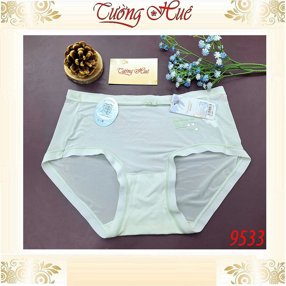 Quần Lót Nữ Shunvfengshang 9533 Lụa Lạnh Phối Nơ Freesize