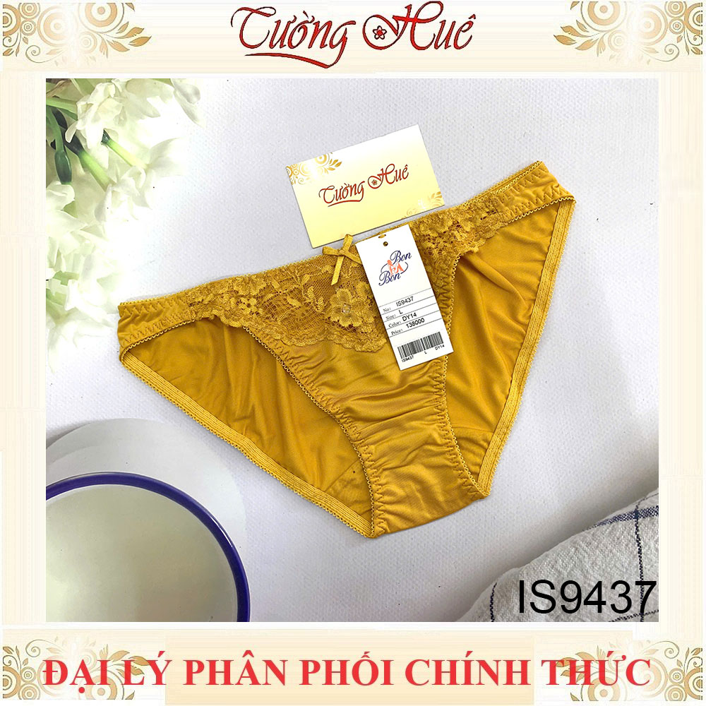 Quần lót nữ BON BON IS9437 lưng thấp phối ren ( form quần bé , chọn tăng 1 size )