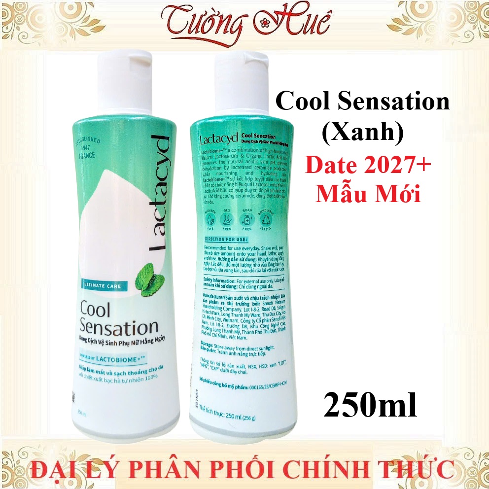 Dung Dịch Vệ Sinh Phụ Nữ Lactacyd Pro Sensitive & Cool Sensation - 250ml