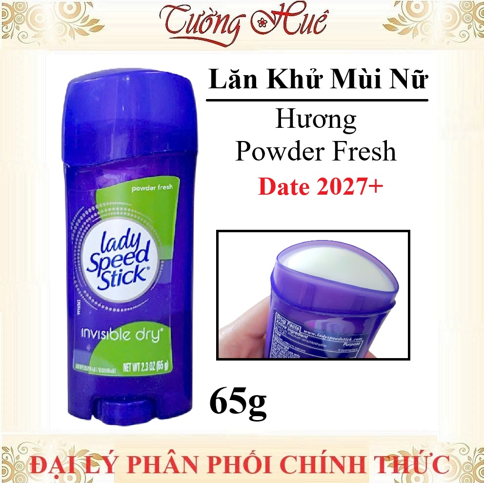 Lăn Nữ Sáp Khử Mùi Lady Speed Stick Nhiều Mùi Hương - 65g