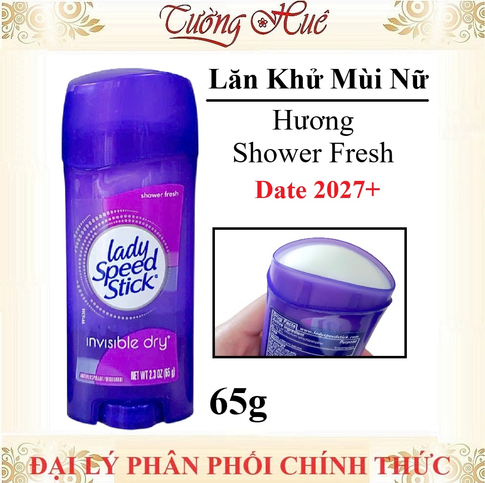 Lăn Nữ Sáp Khử Mùi Lady Speed Stick Nhiều Mùi Hương - 65g