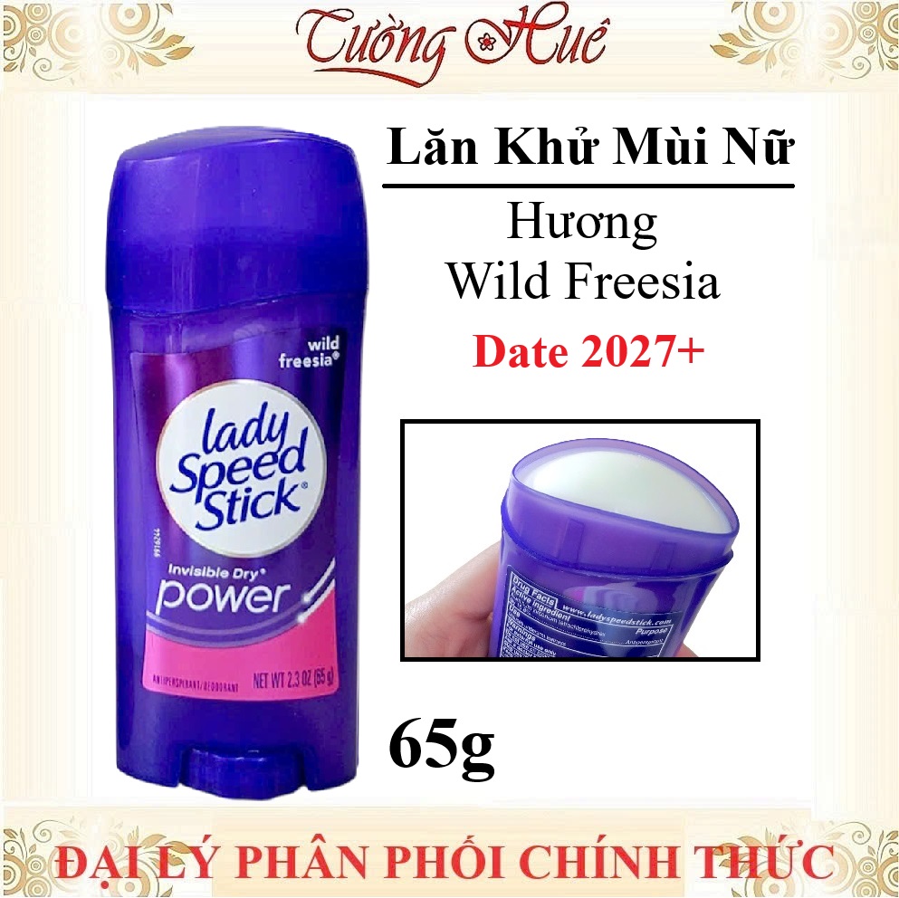 Lăn Nữ Sáp Khử Mùi Lady Speed Stick Nhiều Mùi Hương - 65g