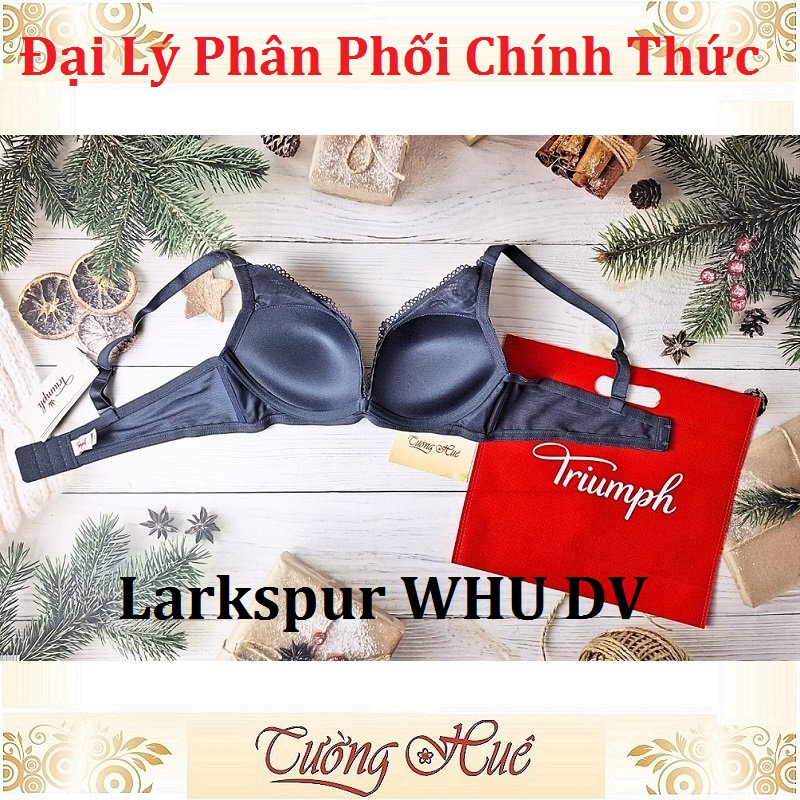 Áo lót nữ Triumph Simply Style Larkspur WHU DV nâng ren xẻ V sâu.