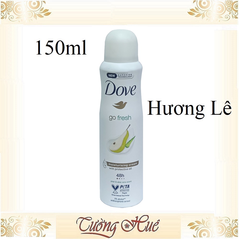 Xịt Khử Mùi Dove Nữ Anti-Perspirant Nhiều Mùi - 150ml (Có Lựa Chọn)