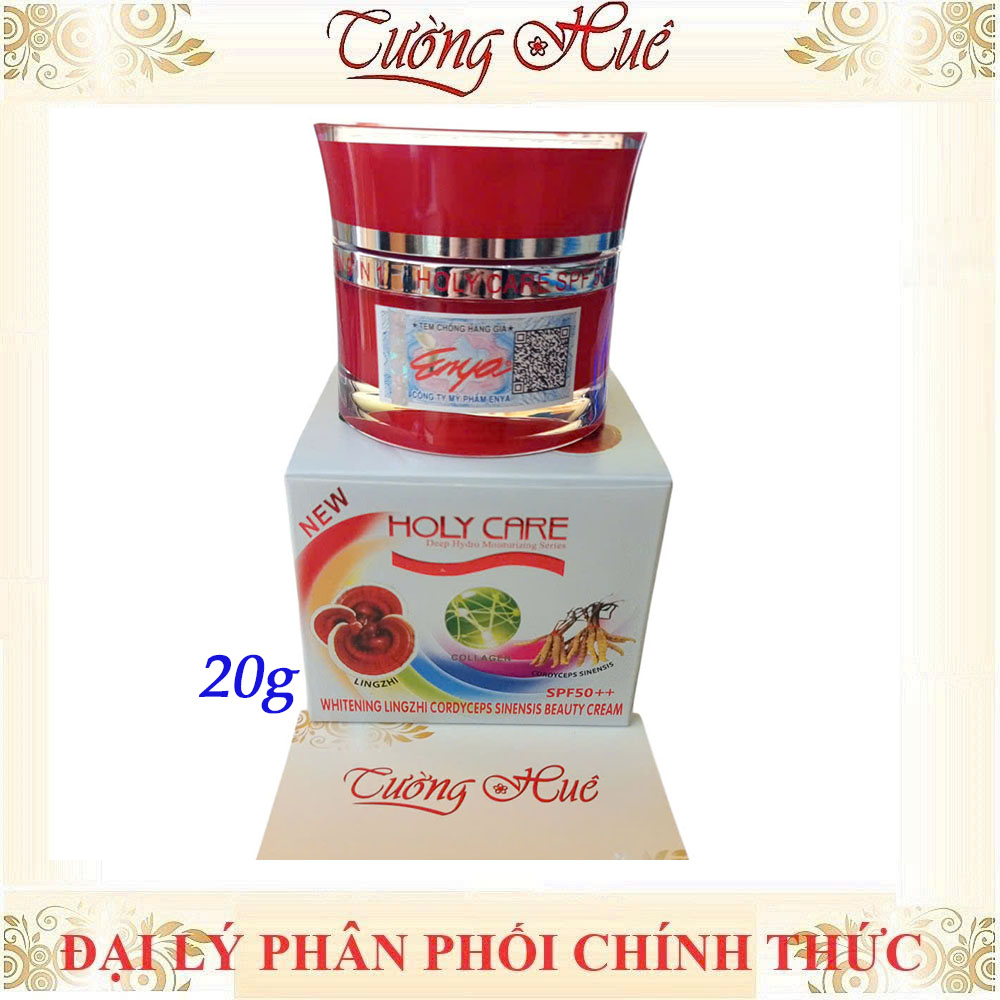 Kem Dưỡng Trắng Da Cao Cấp Holy Care Collagen Linh Chi Đông Trùng Hạ Thảo 9in1 - 20g