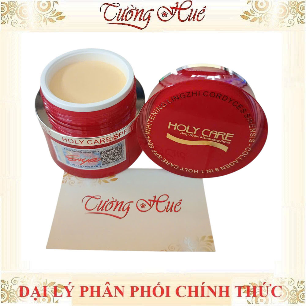 Kem Dưỡng Trắng Da Cao Cấp Holy Care Collagen Linh Chi Đông Trùng Hạ Thảo 9in1 - 20g