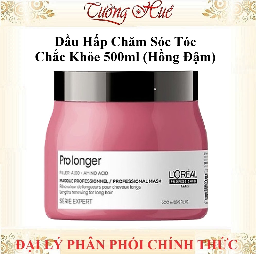 Dầu Hấp Loreal Ngừa Gãy Rụng, Chắc Khỏe Tóc Serie Expert B6 + Biotin Inforcer 250ml/500ml - Hồng đậm (Có Lựa Chọn)