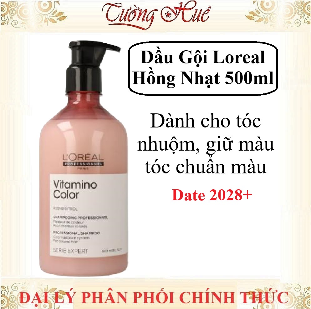 Dầu Gội Cho Tóc Nhuộm Loreal Serie Expert A-ox Vitamino Color - Hồng Nhạt (Có Lựa Chọn)