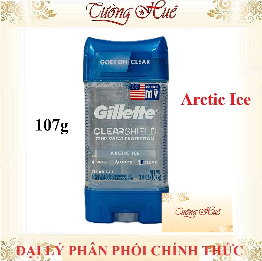[Hàng Nhập Khẩu] Gel Lăn Khử Mùi Gillette Clear Gel Scent Xtend Technology - (Có Lựa Chọn)