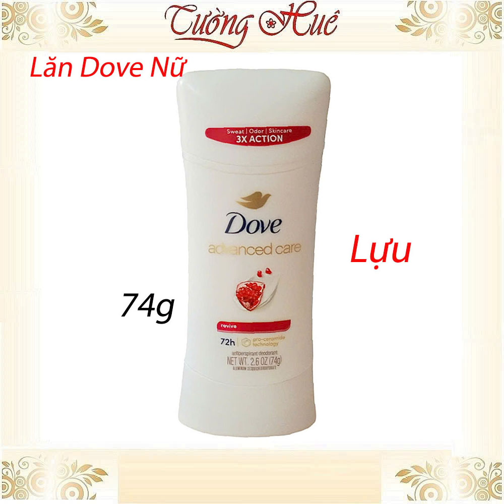 Lăn Khử Mùi Nữ Dove Nhiều Mùi Lựa Chọn - 74g