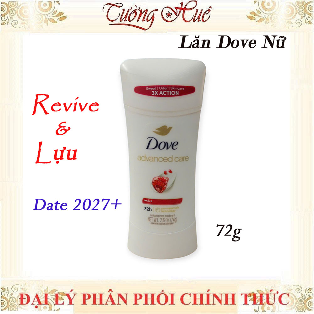 Lăn Khử Mùi Nữ Dove Nhiều Mùi Lựa Chọn - 74g