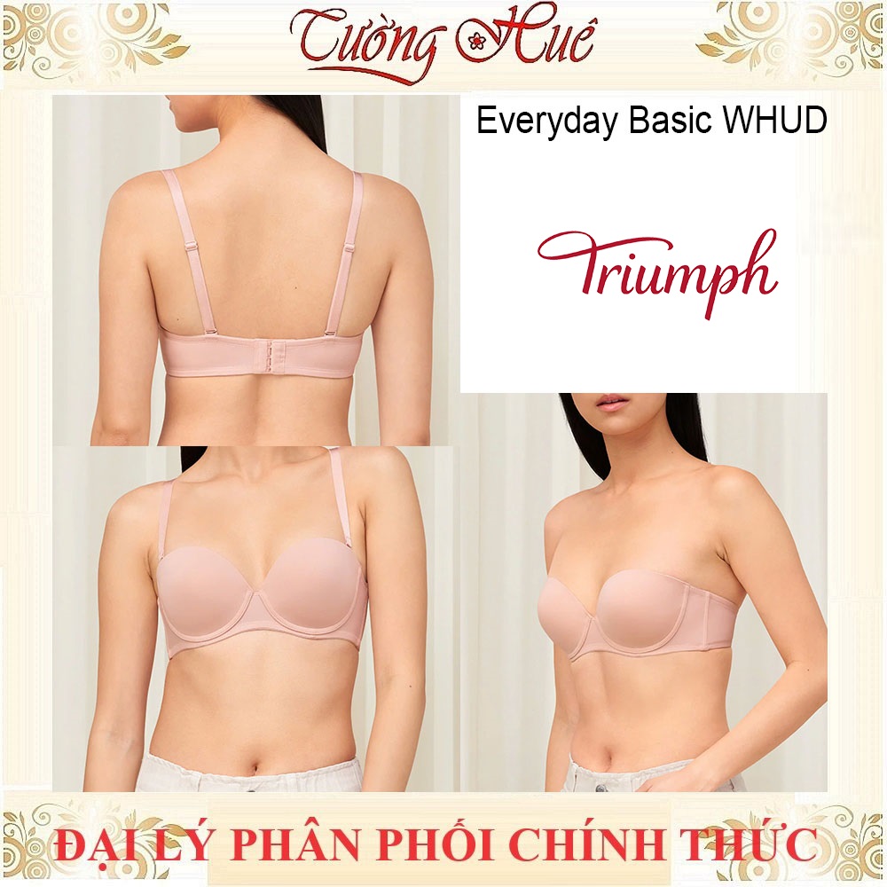 Áo lót nữ Triumph Simply Everyday Basic WHUD Áo lót cúp ngang có gọng đệm mút nâng ~2cm dây tháo rời.
