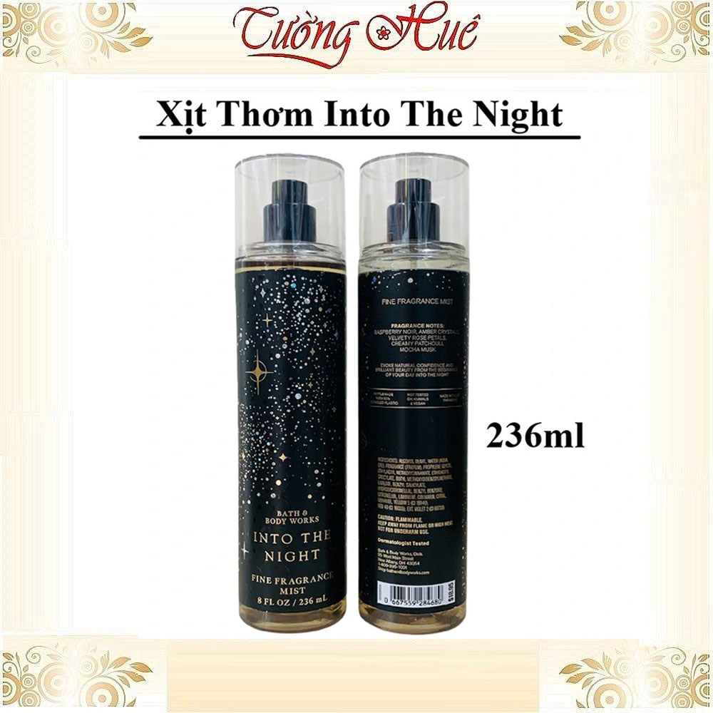 Tắm và Dưỡng Thể Hương Nước Hoa Bath & Body Works Into The Night (Có Lựa Chọn)