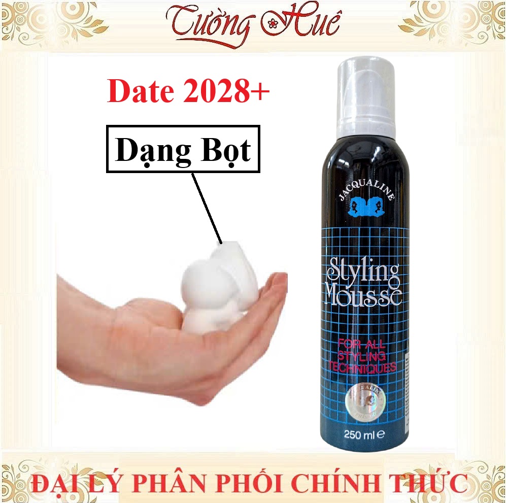 Mousse Tạo Kiểu Tóc Jacqualine Styling Mousse Dạng Bọt Dành Cho Cả Nam Và Nữ - 250ml