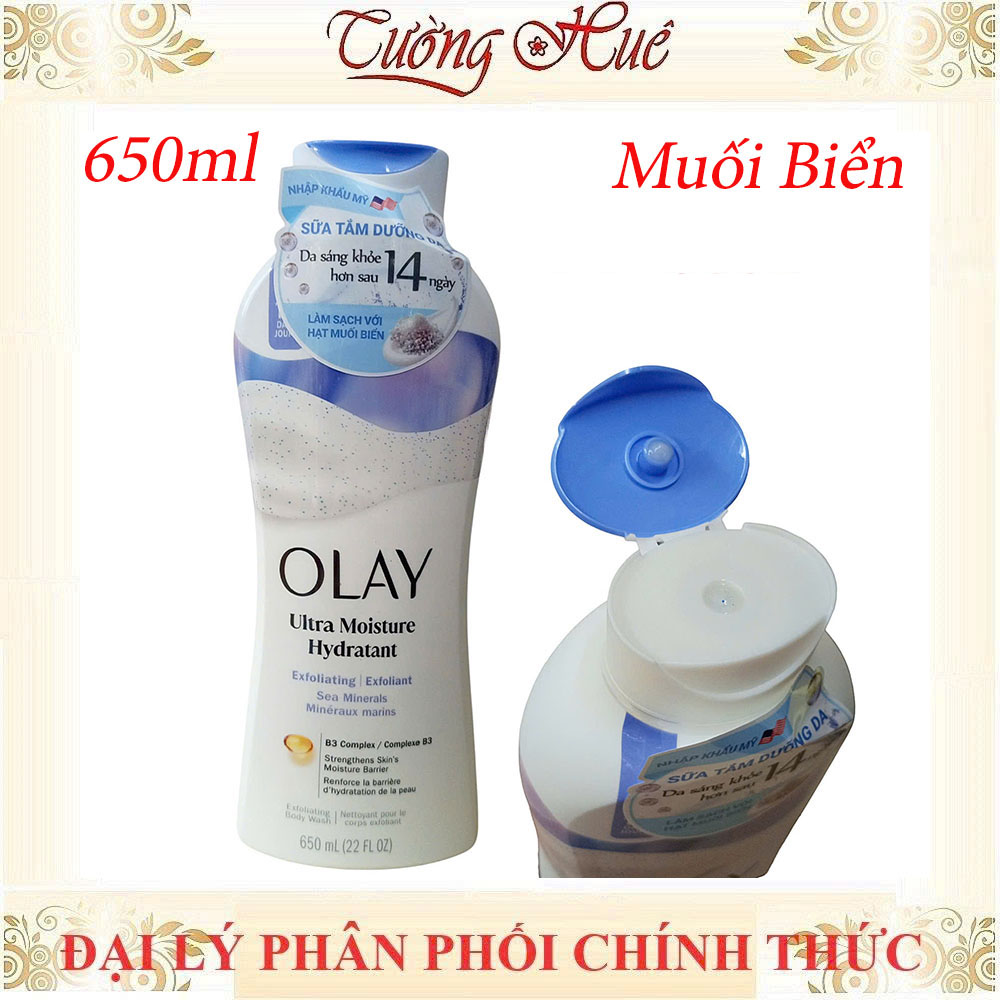 Sữa Tắm Dưỡng Ẩm Olay Body Wash Nhiều Mùi Lựa Chọn - 650ml