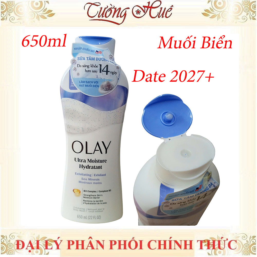 Sữa Tắm Dưỡng Ẩm Olay Body Wash Nhiều Mùi Lựa Chọn - 650ml