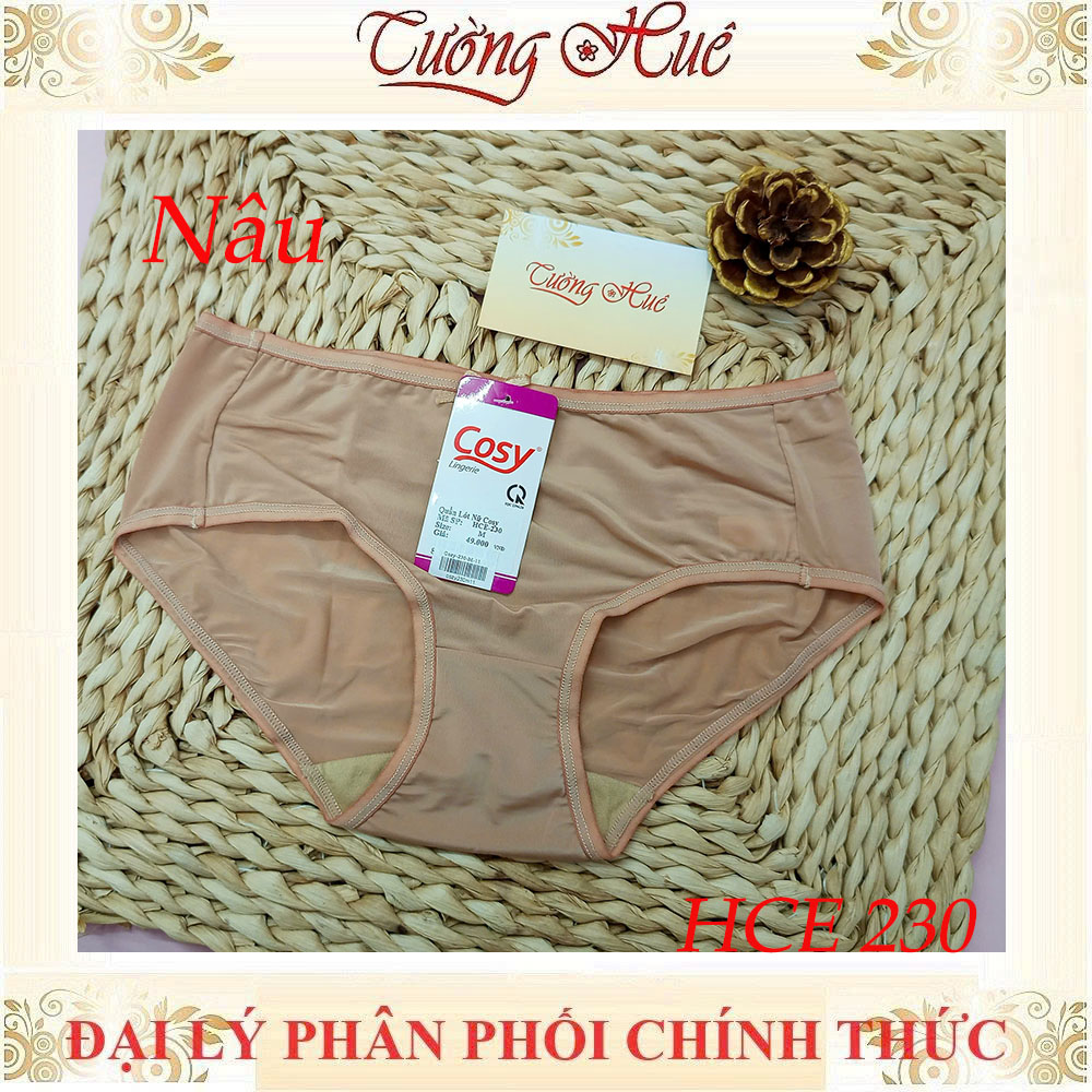 Quần lót nữ Cosy HCE 230 trơn lưng cao.