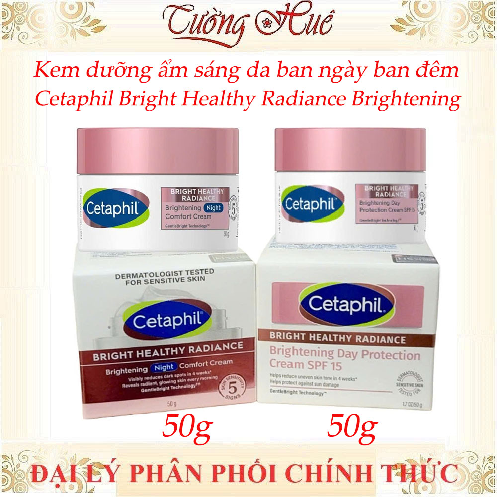 Kem dưỡng ẩm sáng da ban ngày ban đêm Cetaphil Bright Healthy Radiance Brightening- 50g