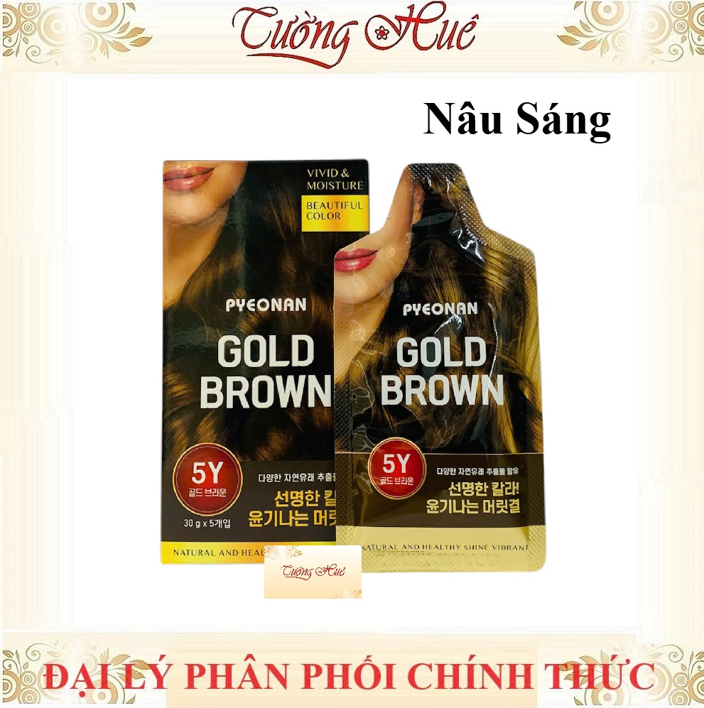 Gội Nhuộm Thảo Dược Pyeonan Hàn Quốc Nhiều Màu Lựa Chọn