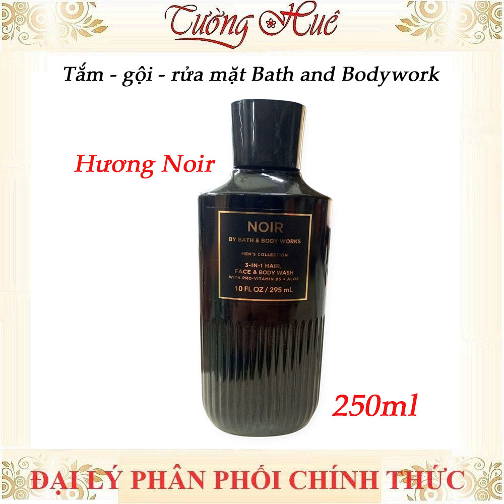 Tắm Gội Rửa Mặt Cho Nam Bath & Body Works 3in1 Hair Face Body Wash - 295ml (Có Lựa Chọn)
