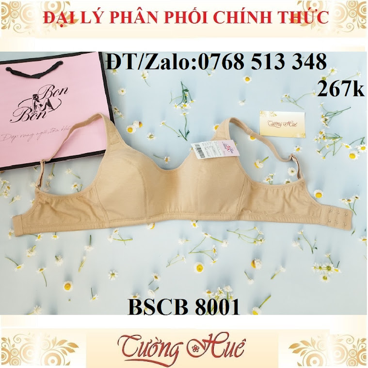 Áo lót nữ Bon Bon BSCB 8001 áo lót mút mỏng, không gọng dáng thể thao.