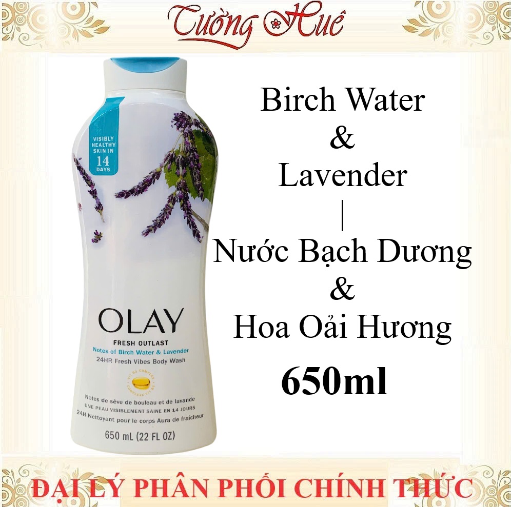 Sữa Tắm Dưỡng Ẩm Olay Body Wash Nhiều Mùi Lựa Chọn - 650ml
