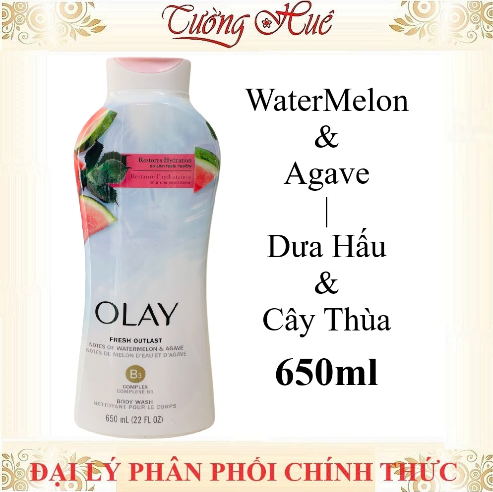 Sữa Tắm Dưỡng Ẩm Olay Body Wash Nhiều Mùi Lựa Chọn - 650ml