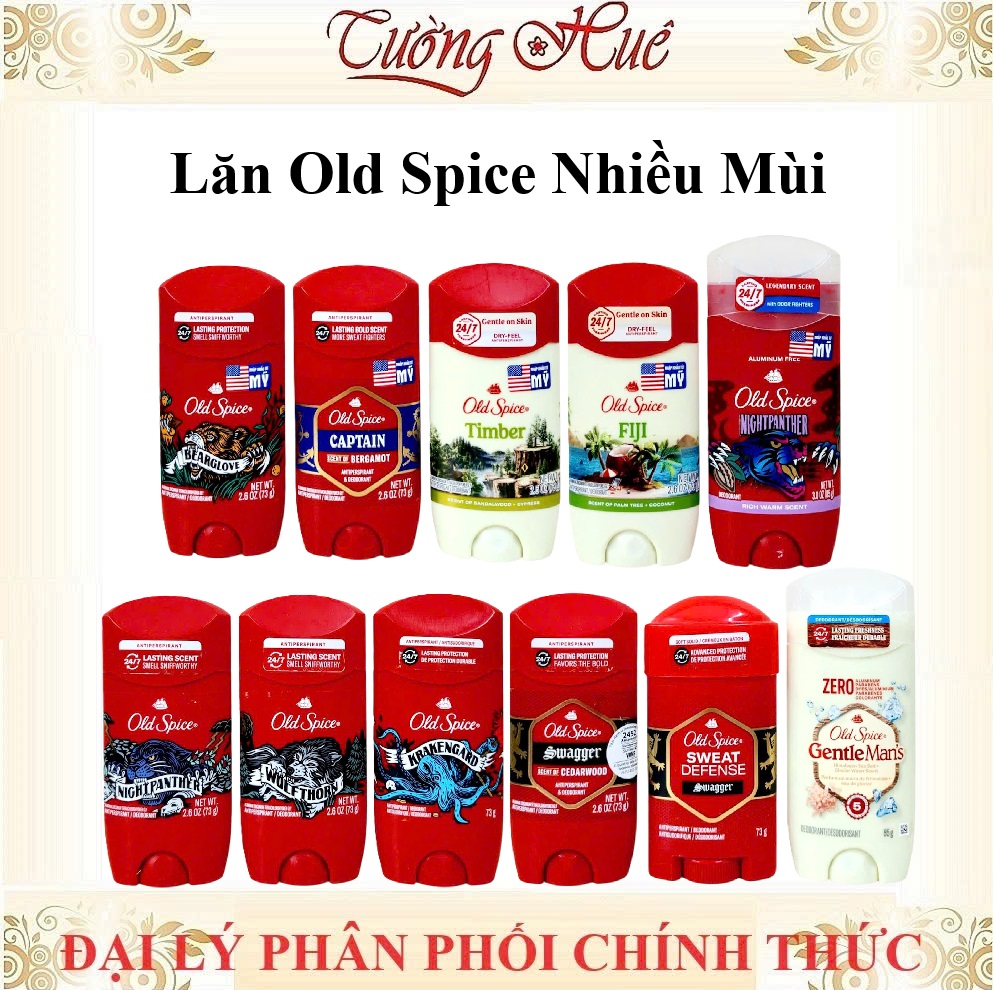 Lăn Sáp Khử Mùi Nam Old Spice Nhiều Mùi Hương
