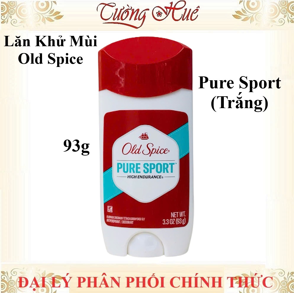 Lăn Khử Mùi Nam Old Spice Pure Sport Sáp Trắng - 93g