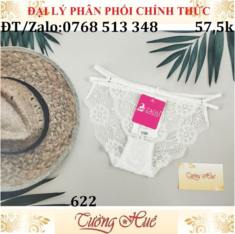 Quần lót nữ Zagu 622 ren lưng dây.