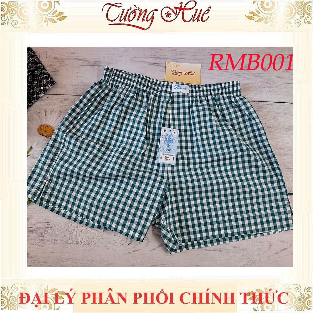 Quần Đùi Nam Mặc Nhà R'Mode RMB001 Kate Thái Mềm Mịn Chống Nhăn Thoáng Mát Họa Tiết Ngẫu Nhiên