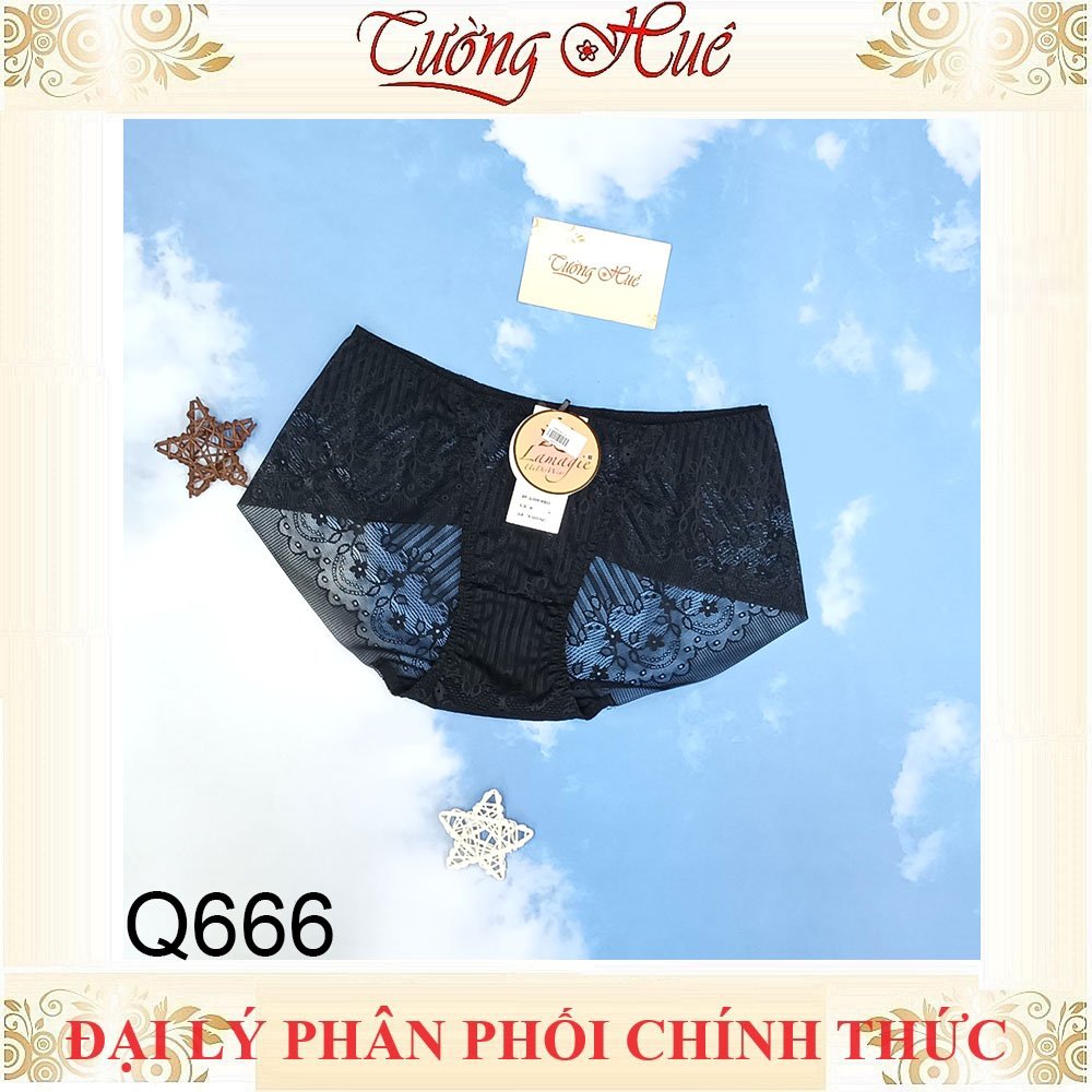 Quần lót nữ Lamagie Q666 Ren Lưới Mềm Lưng Vừa