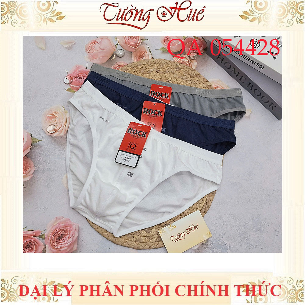 Quần Lót Nam Rock QA 054428 100% Cotton Bản Lưng Nhỏ Nam Tính Thấm Hút Tốt