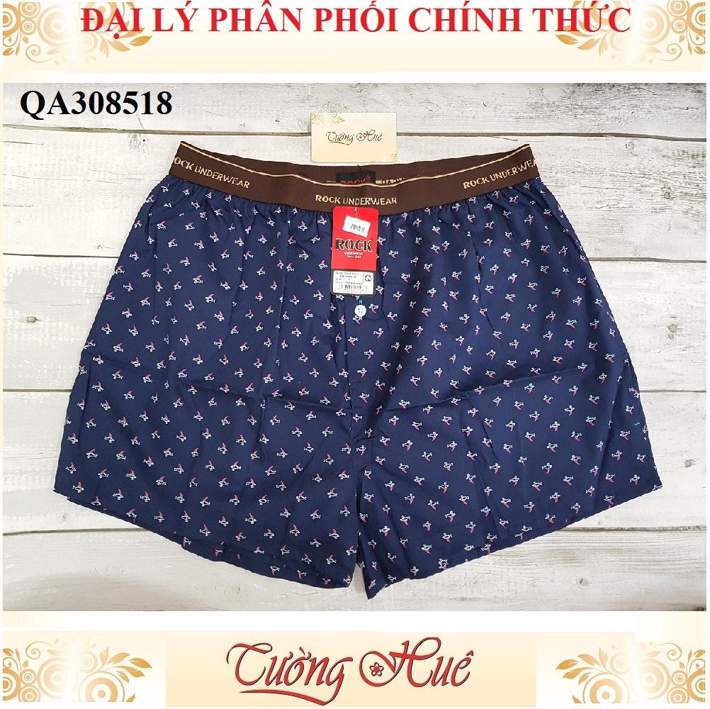 Quần đùi nam Rock QA308518 họa tiết ngẫu nhiên.