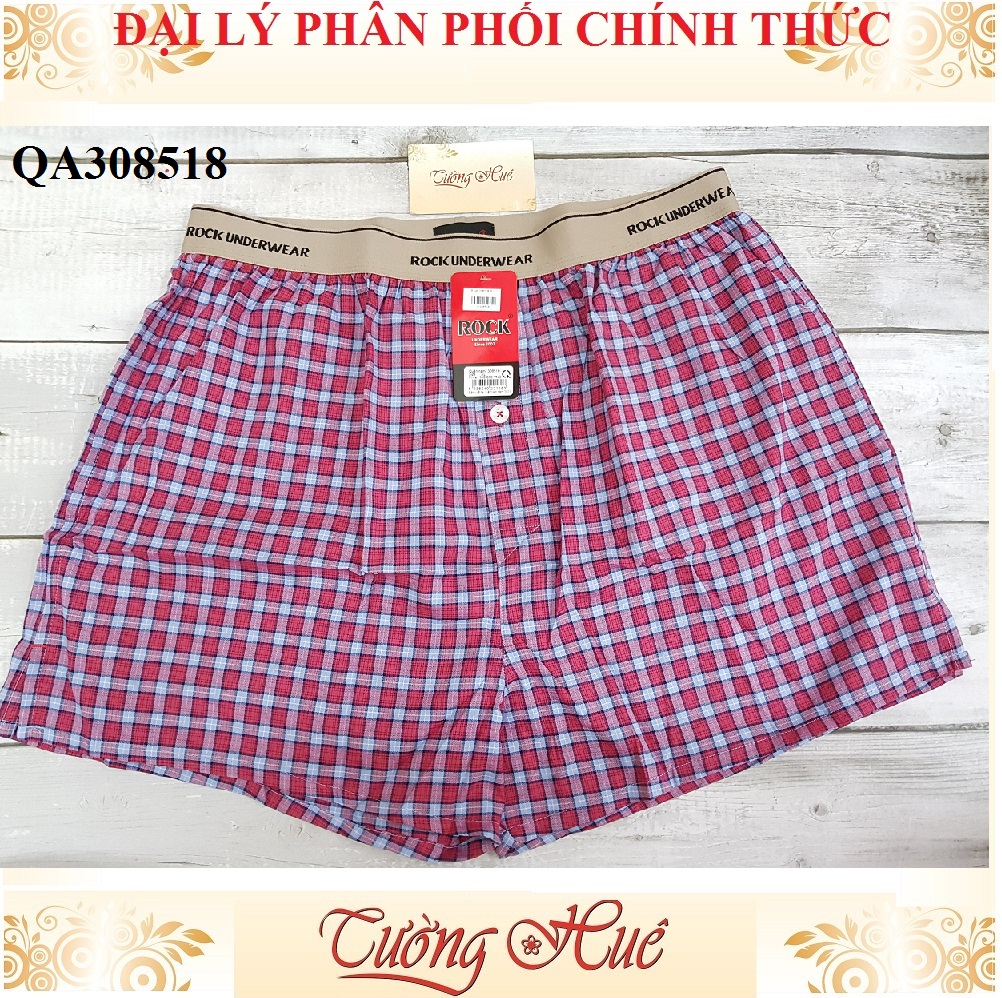 Quần đùi nam Rock QA308518 họa tiết ngẫu nhiên.