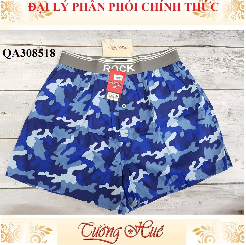Quần đùi nam Rock QA308518 họa tiết ngẫu nhiên.