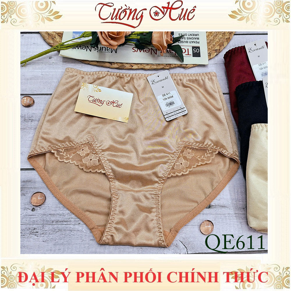 Quần Lót Nữ Escante QE611 Gen Nhẹ Cạp Cao Nâng Mông Mềm Mịn