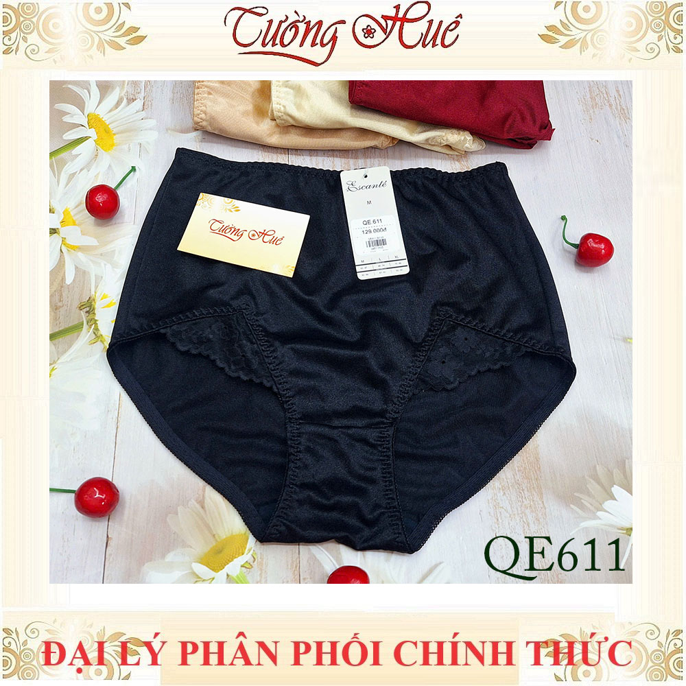 Quần Lót Nữ Escante QE611 Gen Nhẹ Cạp Cao Nâng Mông Mềm Mịn